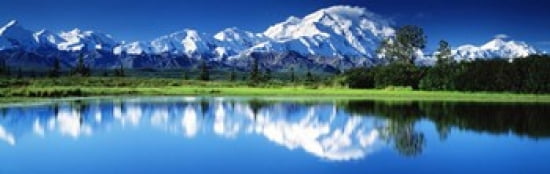 Denali National Park AK USA Canvas Art - Panoramic Images (36 x 12)