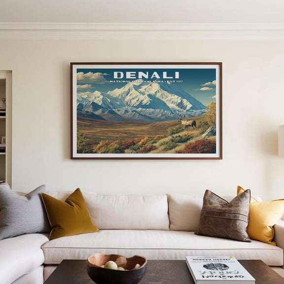 Denali National Park Nature Poster