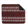 thumbnail image 1 of Denali Throws  Bear Plaid Border Double-Sided Throw, 1 of 3