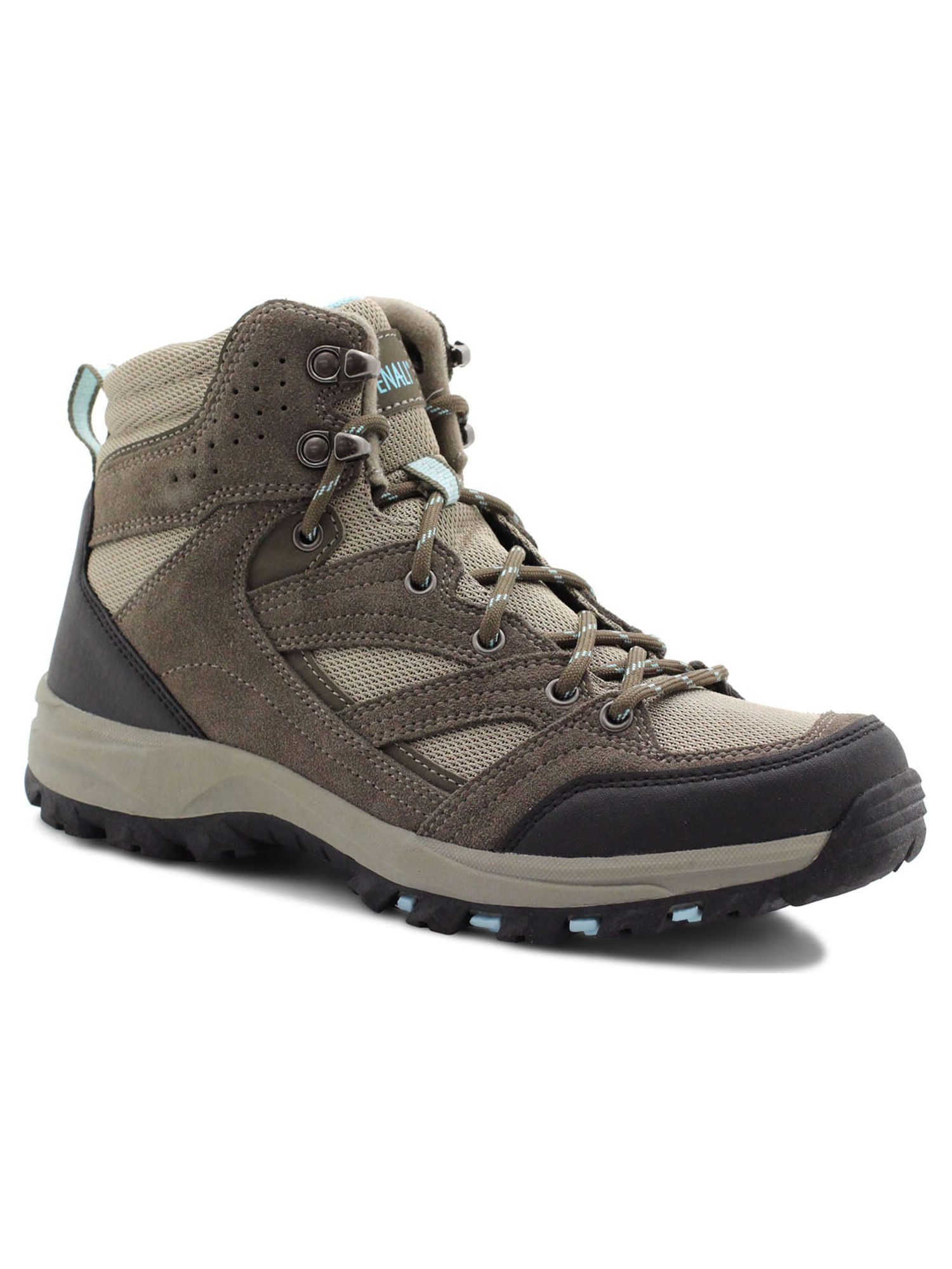Denali Women s Oregon Suede and Mesh Mid Top Hiking Boot Walmart