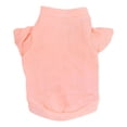 thumbnail image 1 of Denbek Dog Clothes, 100% Cotton Dog Tee Shirt for Small Dogs Teacup Chihuahua Yorkie Puppy Clothes Easy-On, Light Pink-L, 1 of 9