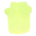 thumbnail image 1 of Denbek Dog Clothes,   Cotton Dog Tee Shirt for Small Dogs Teacup Chihuahua Yorkie Puppy Clothes Easy-On, Yellow-M, 1 of 7