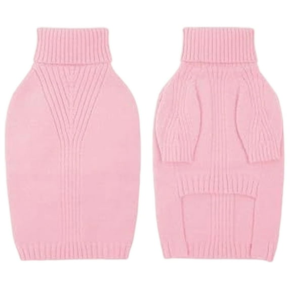 Denbek Dog Clothes, Knit Dog Sweater, Warm Turtleneck Pullover Winter ...