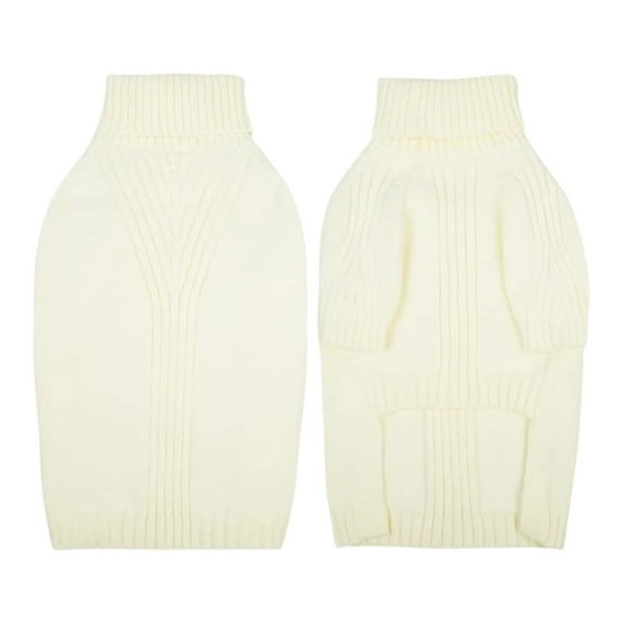 Denbek Dog Clothes, Knit Dog Sweater, Warm Turtleneck Pullover Winter ...