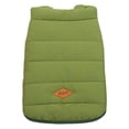 thumbnail image 1 of Denbek Dog Vest, Warm Dog Coat, Windproof Dog Jacket Fleece Pet Winter Coats Solid Color Dogs Clothes Cold Weather Pet Jacket Vest Soft Puppy Apparel for Small Medium Dogs Cat, Green-L, 1 of 9