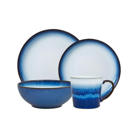 Denby Blue Haze 4Pc Place Setting