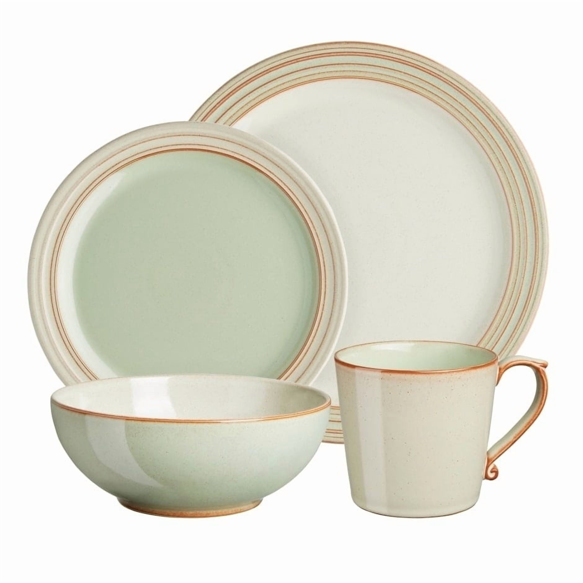 【P0003】デンビー大皿セット / Denby Dinnerplate Set Denby Studio Grey Medium Coupe Plate (Set of 4) STG-004G/4 - The
