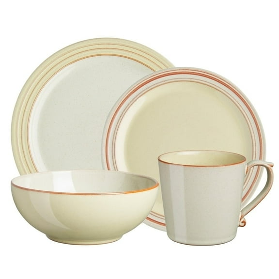 Denby Heritage Veranda Yellow 4-piece Place Setting