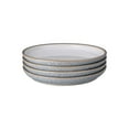 thumbnail image 1 of Denby Studio Craft Grey/White 4 Piece Medium Coupe Plate Set Gray, 1 of 6