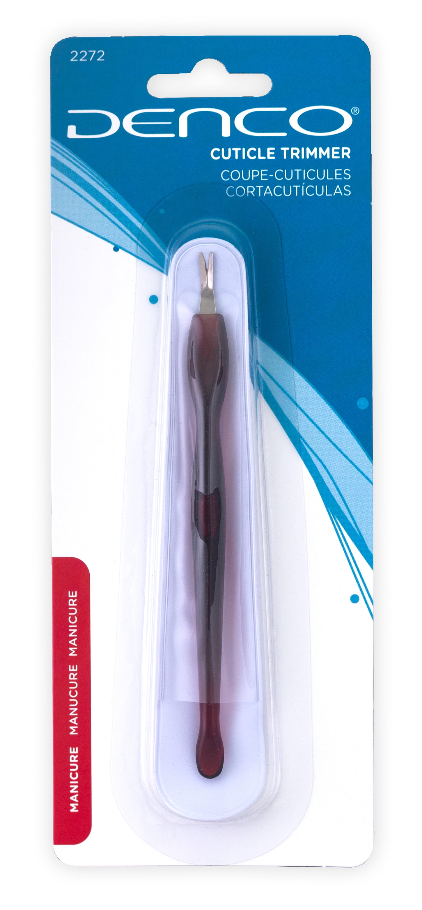 Denco Cuticle Trimmer with Sheath, 2 ct