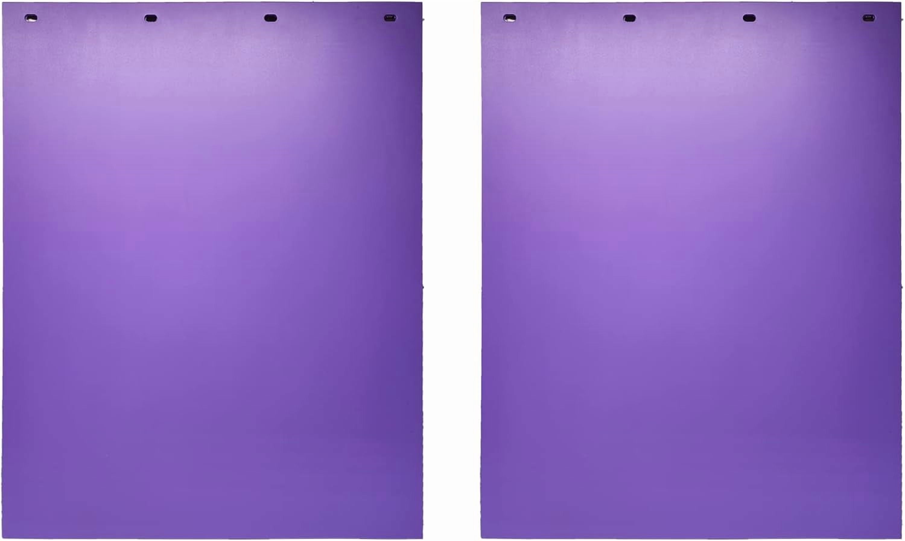 Denco Poly Mudflaps, Extreme Duty, Universal Fit, Weatherproof, Purple, 24" x 30", 1 Pair