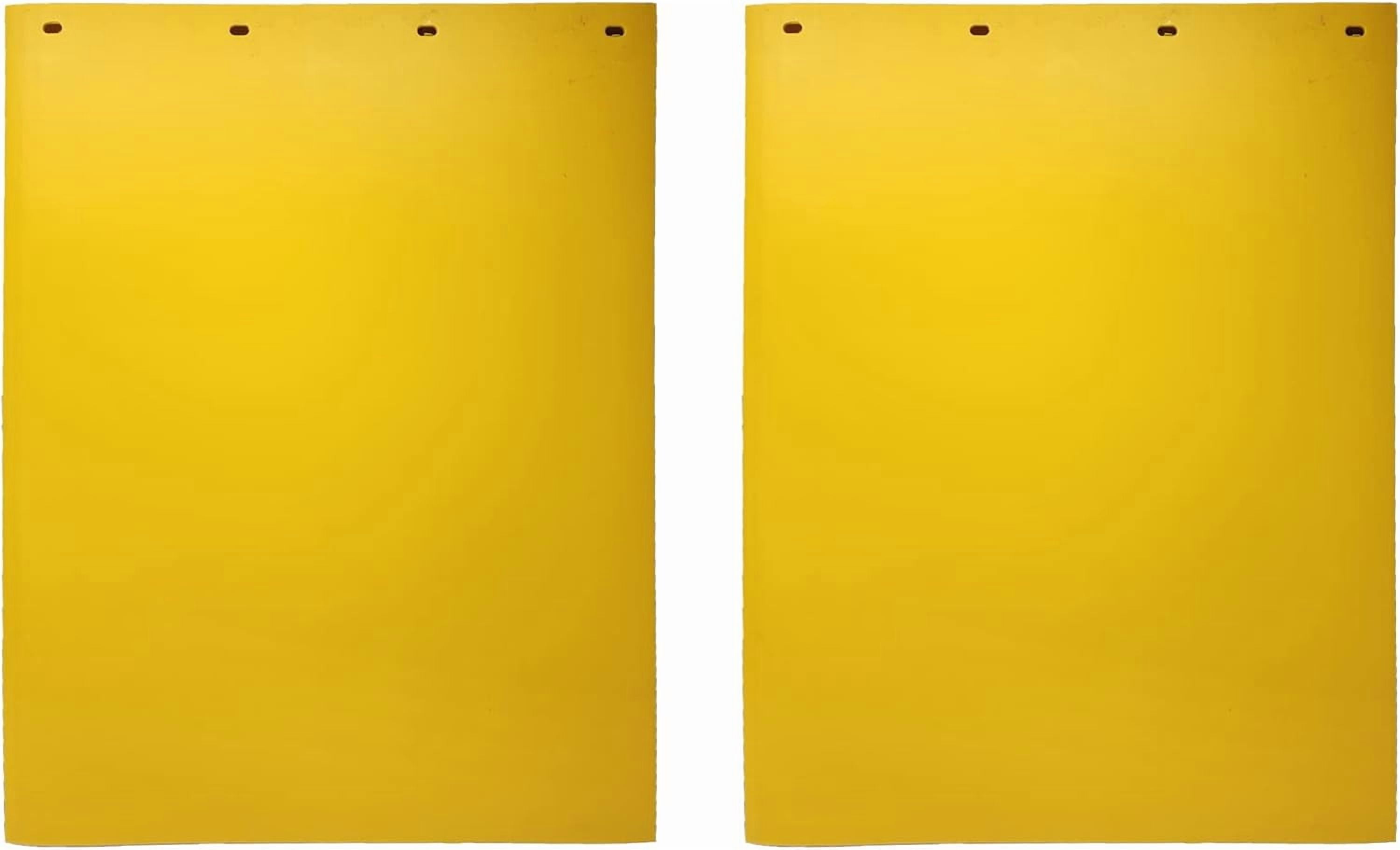 Denco Poly Mudflaps, Extreme Duty, Universal Fit, Weatherproof, Yellow, 24" x 30", 1 Pair