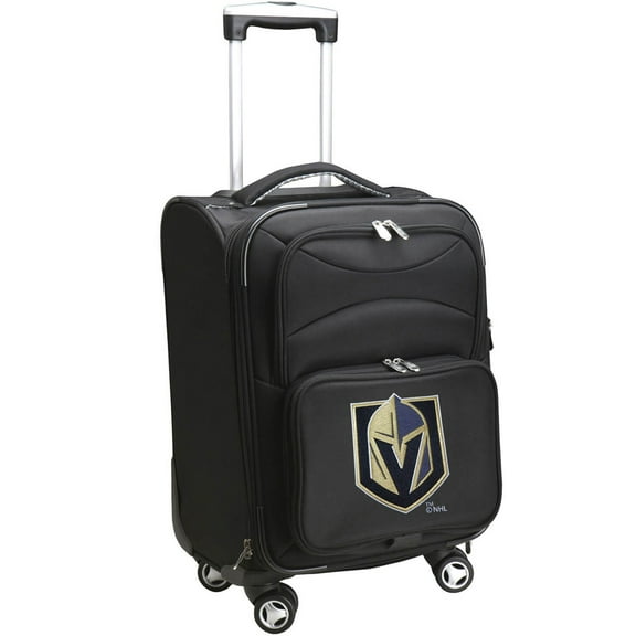 Denco NHL Vegas Golden Knights 21 in. Nylon Softside Spinner Carry-On