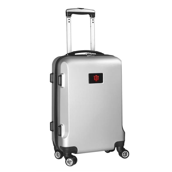 Denco Sports Luggage CLIUL204-SILVER 20 in. Indiana 8 Wheel ABS Plastic Hardsided Carry-On, Silver