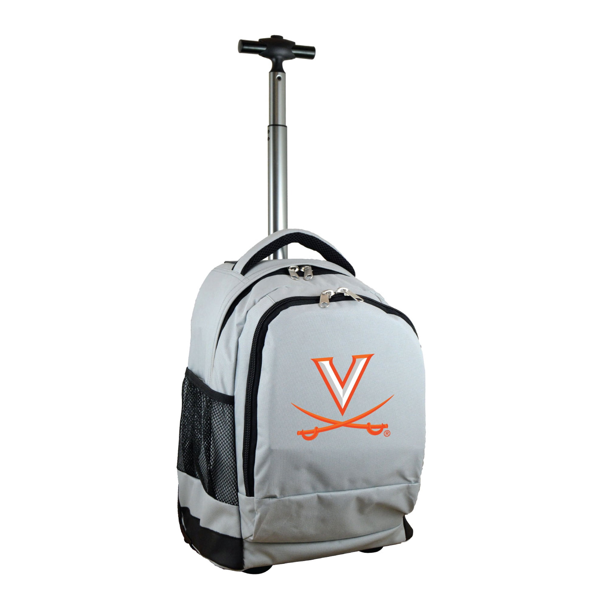 Gray Virginia Cavaliers 19'' Premium Wheeled Backpack