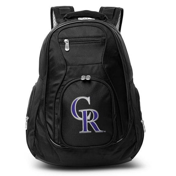MOJO Black Colorado Rockies 19'' Laptop Travel Backpack
