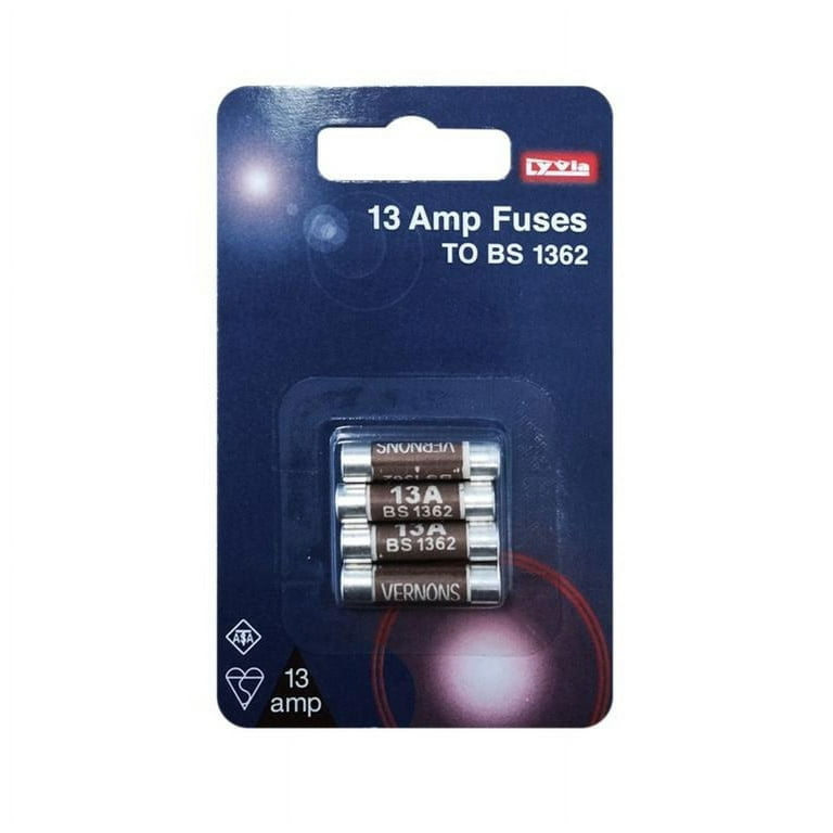 Dencon 13A Fuses (Pack of 4)