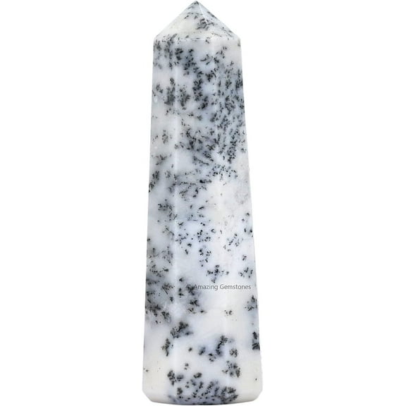 Dendrite Opal Crystal Tower Obelisk Point (3" to 4" INCH)