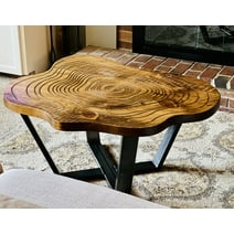 Dendro Solid Wood Coffee Table, Early American