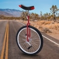 thumbnail image 1 of Denest 24" Unicycle with Thickened Steel Pipe Adjustable Seat Sports Wheel Unicycle, 1 of 20
