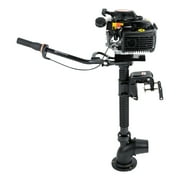 Denest 4.0 HP Outboard Motor, Wind Cooling, 55CC Boat Motor