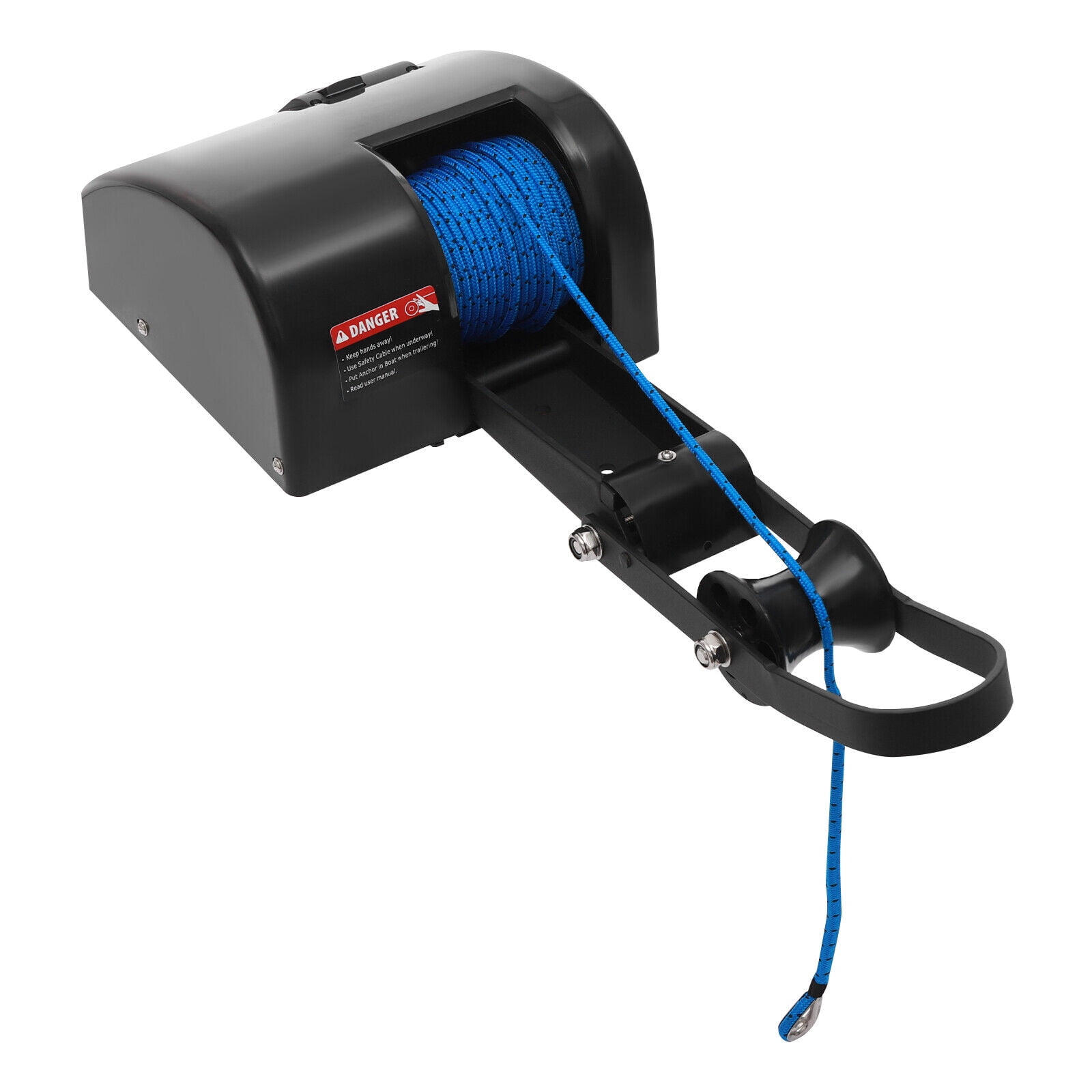 Denest Boat Marine Electric Anchor Winch Boat Winch with Anchor Roller \u0026 Remote Control