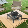 Denest Camping Stove Burner Cast Iron Propane Gas LPG Stove BBQ Cooker