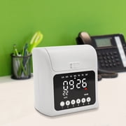 Denest LCD Display Employee Attendance Punch Time Clock Payroll Recorder with 50 Cards