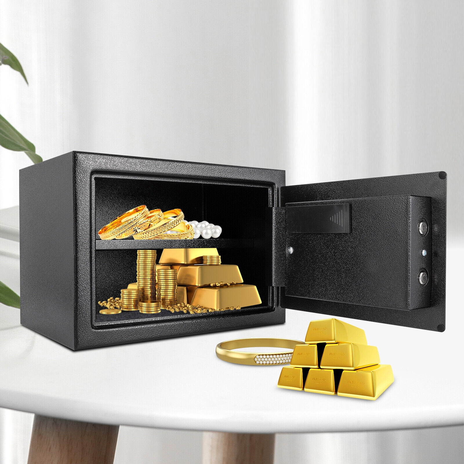 Denest Large Safety Steel Fireproof Safe Box Digital Keypad Lock for