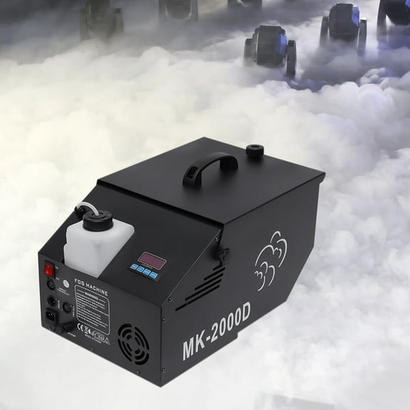 Denest Low-Lying Fog Machine Wedding Stage Smoke Effect DMX Dry Ice Fogger 860-1076ft