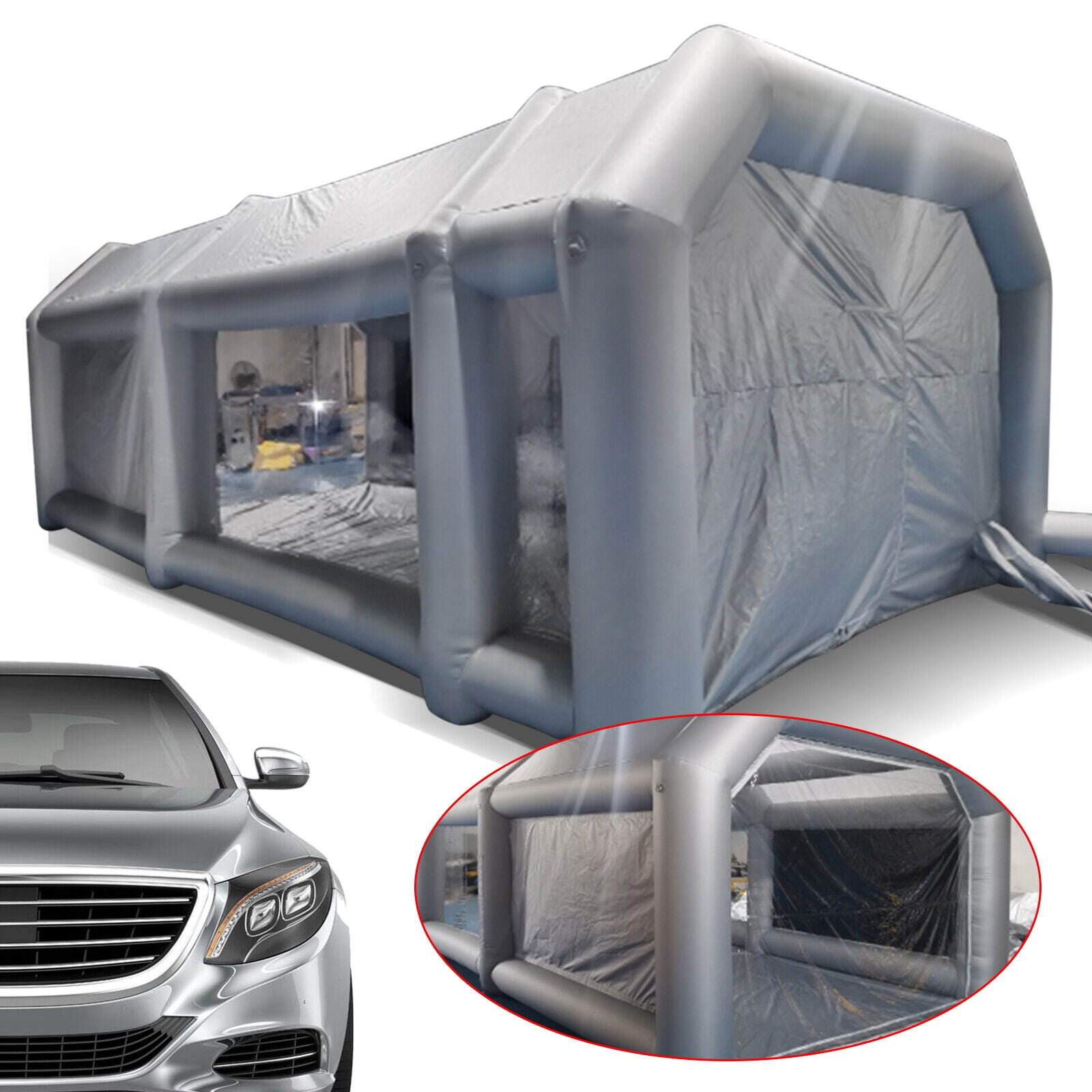 Denest Mobile Inflatable Car Paint Spray Booth Tent Cabin Direct ...