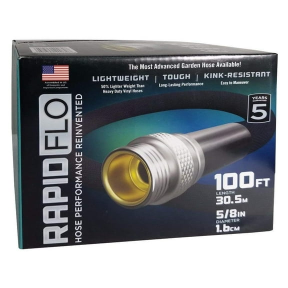 Deng rui 5/8 in. x 100 ft. Compact Garden Hose