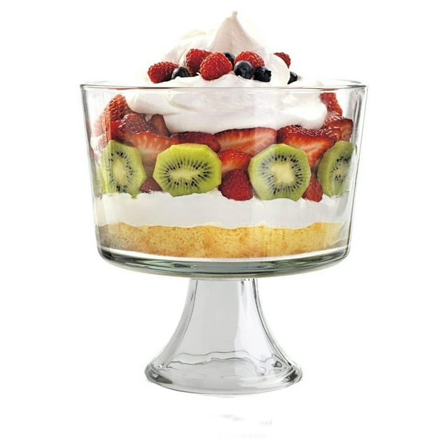 Deng rui 77898 Large Trifle/Fruit Bowl, Glass