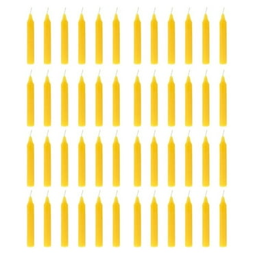 Deng rui pcs Citronella Scented 5 Inch x 3/4 Inch Taper Candle, Paraffin Wax Candles, Great for Indoor & Outdoor Use, Camping, Party Usage & More