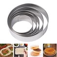 thumbnail image 1 of Dengjunhu 10Pcs/Set Biscuit Cutters Set, Sturdy Stainless Steel Circle Round Cookie Cutters in Graduated Sizes Shape Molds for Pastries Doughs Doughnuts, 1 of 7