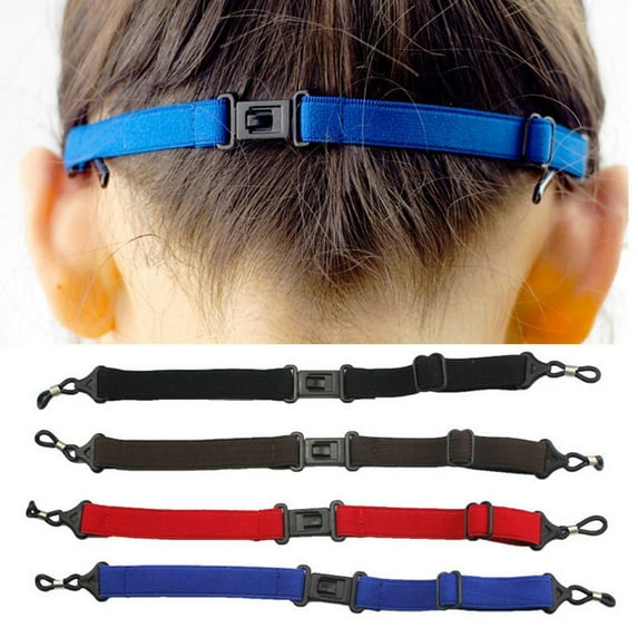 Dengjunhu 4Pcs Adjustable Eyeglasses and Sunglasses Holder Strap Cord for Sports, Anti-slippery Eyeglass Retainer