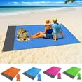 thumbnail image 1 of Dengjunhu 78.74" x 55.12" XL Waterproof Beach Blanket, 1 of 6