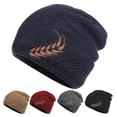 thumbnail image 1 of Dengjunhu Beanie Hat for Men Women Warm Winter Knit Cuffed Beanie Soft Warm Ski Hats Unisex, 1 of 3