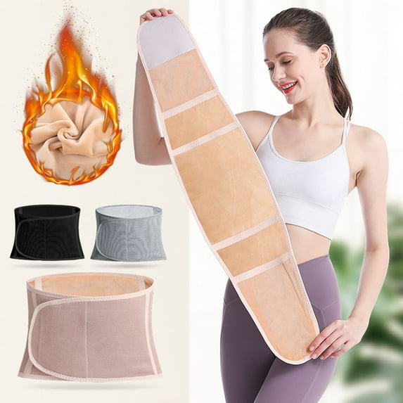 Dengjunhu Lumbar Lower Back Brace Support Belt for Back Pain Relief, Sciatica, Scoliosis - Slimming Body Shaper Belt, Adjustable Workout Waist Trimmer for Women Men Weight Loss