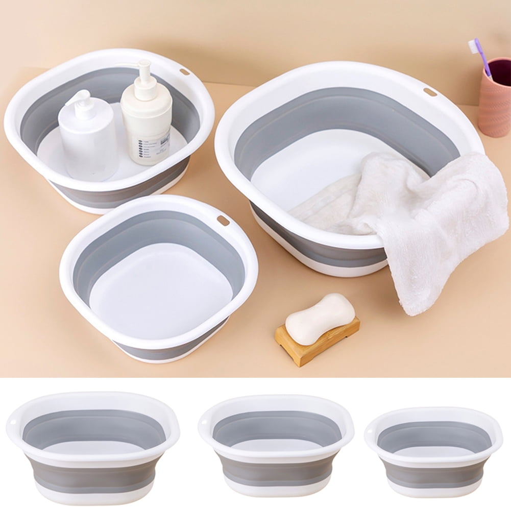 Dengjunhu Multifunction Collapsible Baby Bathtub for Newborn to Toddler