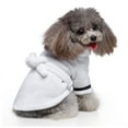 thumbnail image 1 of Dengjunhu Pet Bathrobe, Dog Bath Towel Adjustable Cat Gown Bath Robe Quick Drying with Belt & Hood for Puppy Small Dogs Cats, 1 of 7