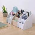 thumbnail image 1 of Dengjunhu Remote Control Holder Desk Storage Organizer Box Container for Desk, Office Supplies, Home, 1 of 6