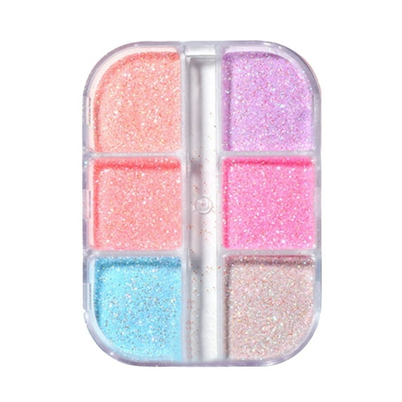 Dengmore 1 Box Of Nail Powder Shines In The Dark Glitter Powder For Nail Decoration