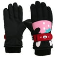 thumbnail image 1 of Fridja 1 Pairs Mittens for 5-8 Years Old Kids Toddler Boys Girls Waterproof Warm Snow Ski Gloves, 1 of 9