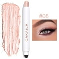 thumbnail image 1 of Dengmore 12-colors Eye Shadow Stick Non-smudge Nude Makeup Base Eye Shadow Waterproof Eyeshadow Stick Matte Long-Lasting Highlighter Eyeshadow Crayon Smoothing Eyeshadow Marker Eyeliner Pen, 1 of 3