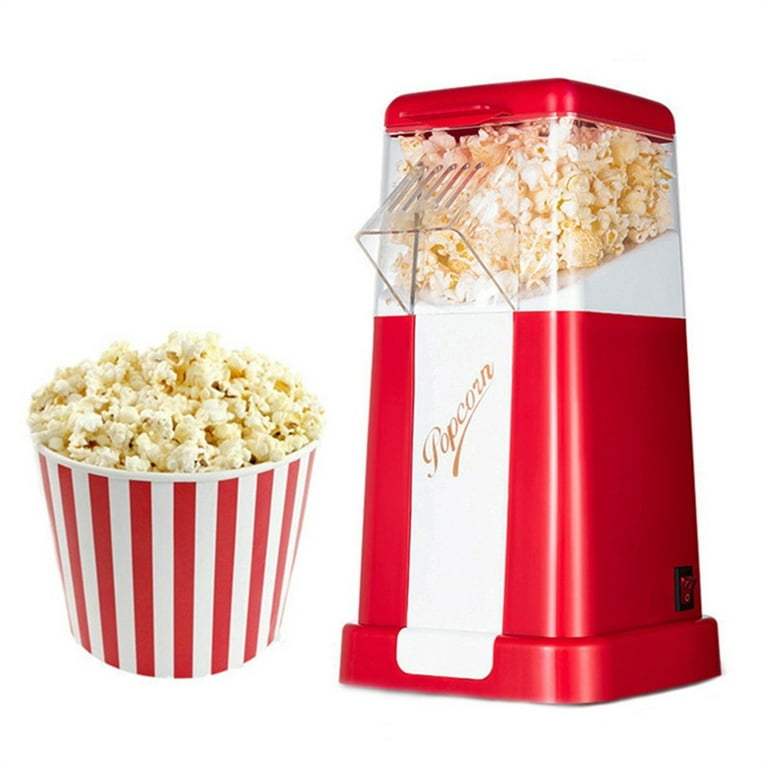1200W Mini Household Healthy Hot Air Oil-free Popcorn Maker Corn Popper For  Home Kitchen