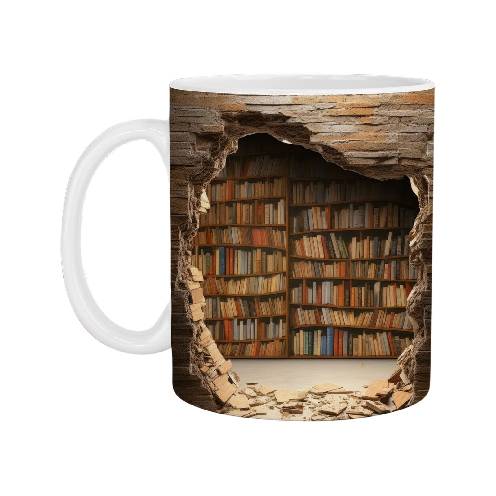 Dengmore 12oz Coffee Mug Ceramic Mug Cup Threedimensional Design