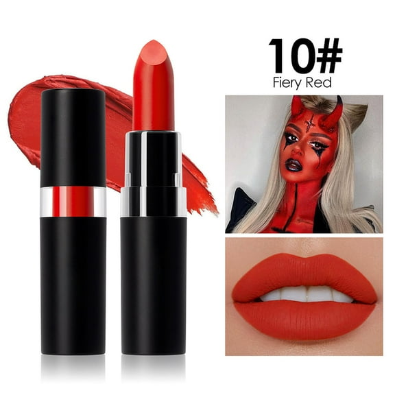 Dengmore 13 Colors for Choose Halloween Lipstick for Face Painting Halloween Facial Paint Stick Halloween Cosplay Party Red Makeup
