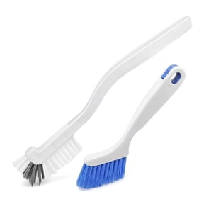 Dengmore 2 PCS Cleaning Brush Small Stiff Scrub Brush For Cleaning Sink Scrub Brush Bathroom Kitchen Edge Corner Grout Cleaning Brushes Window Track Cleaning Brush