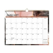 Dengmore 2026-2027 Wall Calendar 15" x 12" Large Wall Calendar with Spiral Bound Yearly Wall Calendar Thick Paper Annual Calendar with Multiple Holidays For Planning Organization